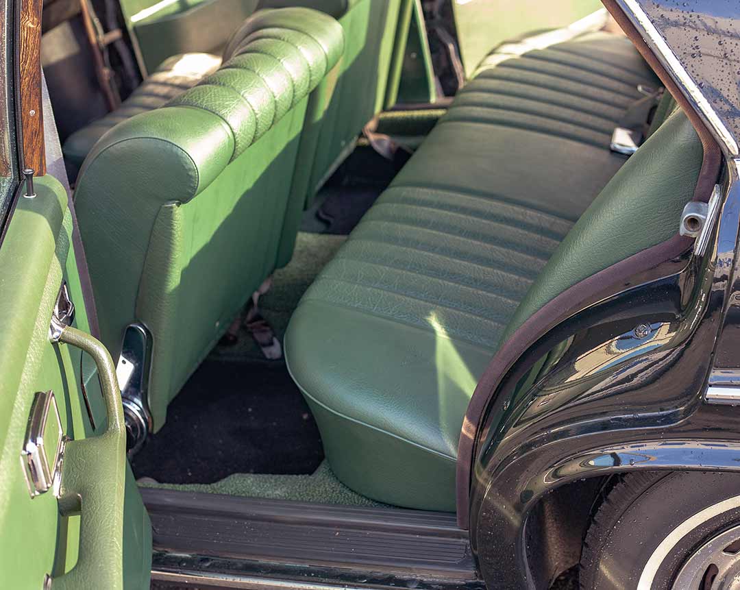 1968 Mercedes Drivers Side Rear Seat